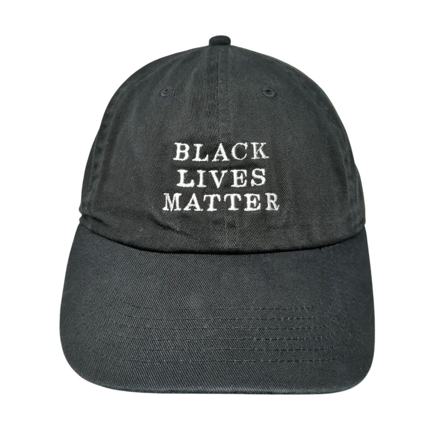 Black Lives Matter Slideback Hat Black One Size Embroidered Newhattan