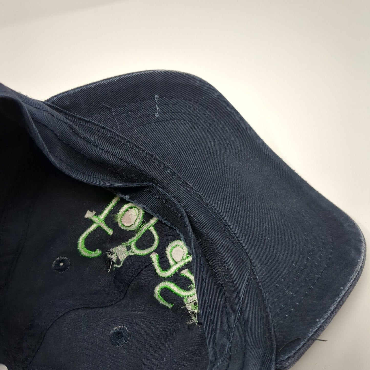 Fopas Slideback Hat Blue One Size Adjustable Solid 6 Panel Alternative
