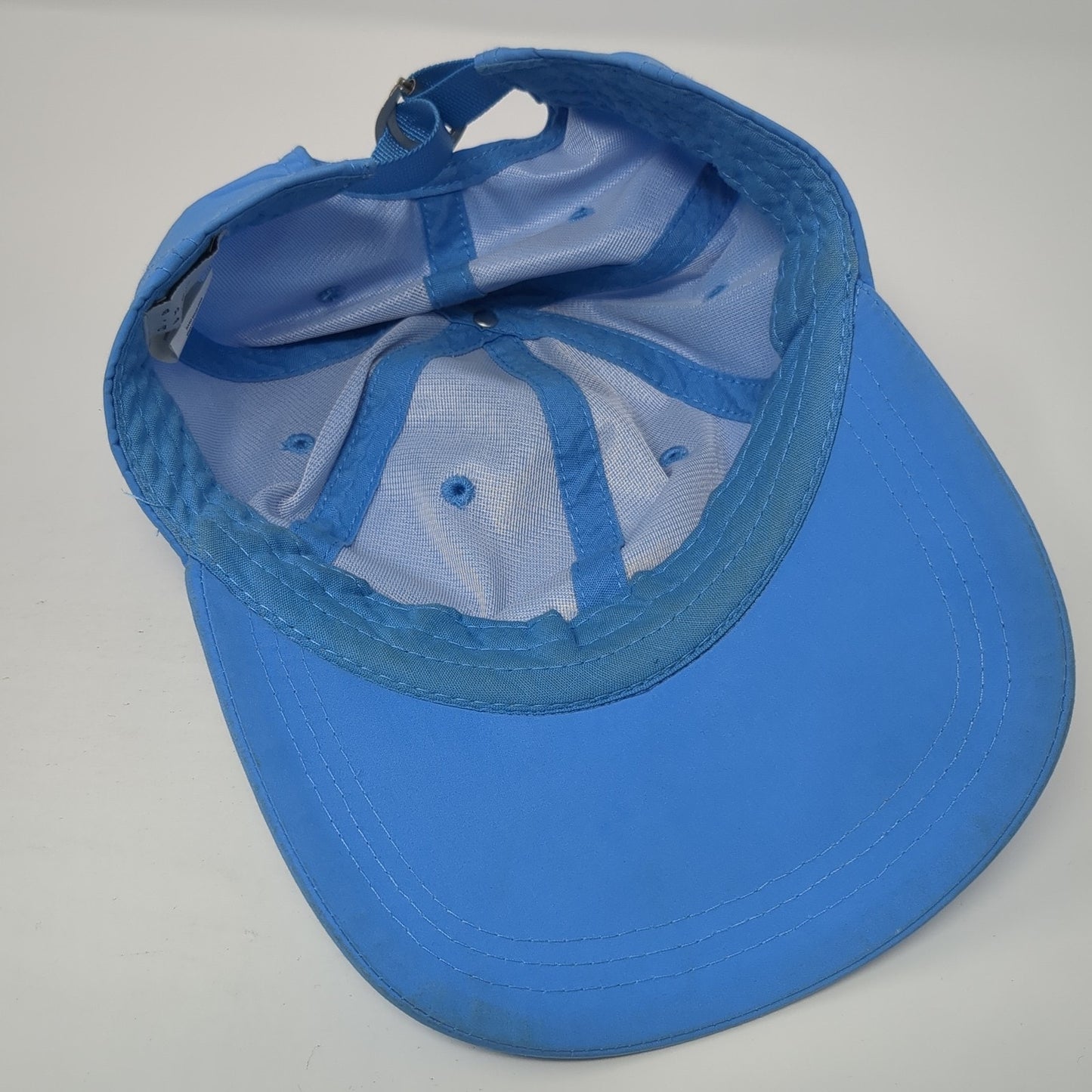A New Day Strapback Hat Blue One Size Adjustable Solid 6 Panel Blank