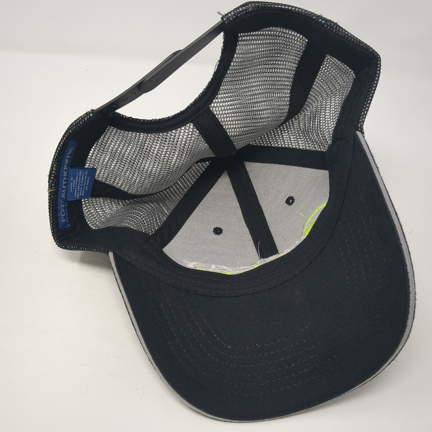 Grizzly Motorsports Mesh Back Trucker Hat Black One Size Port Authority