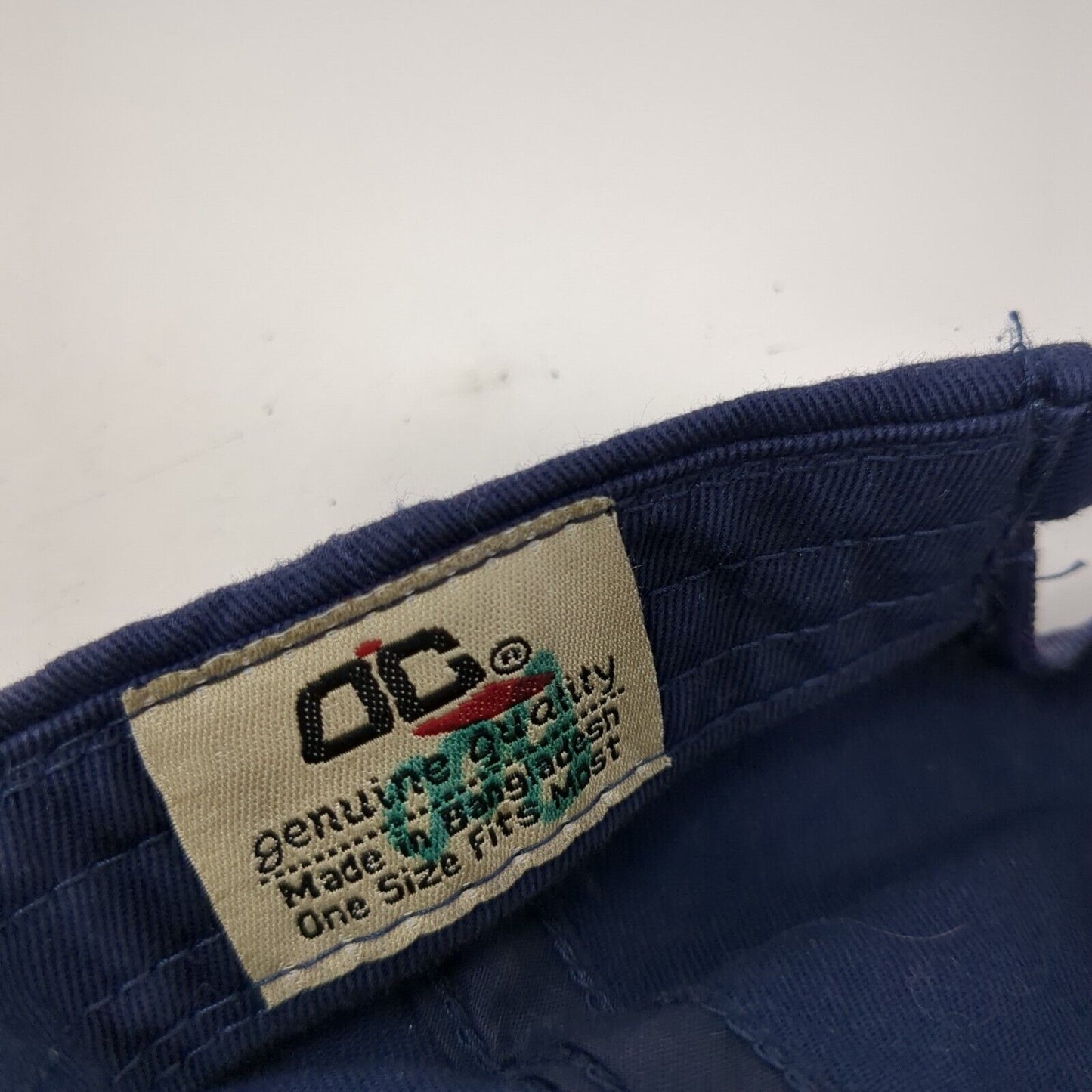 Outdoor Cap Slideback Hat Blue One Size Adjustable Vented Holes 6 Panel Blank