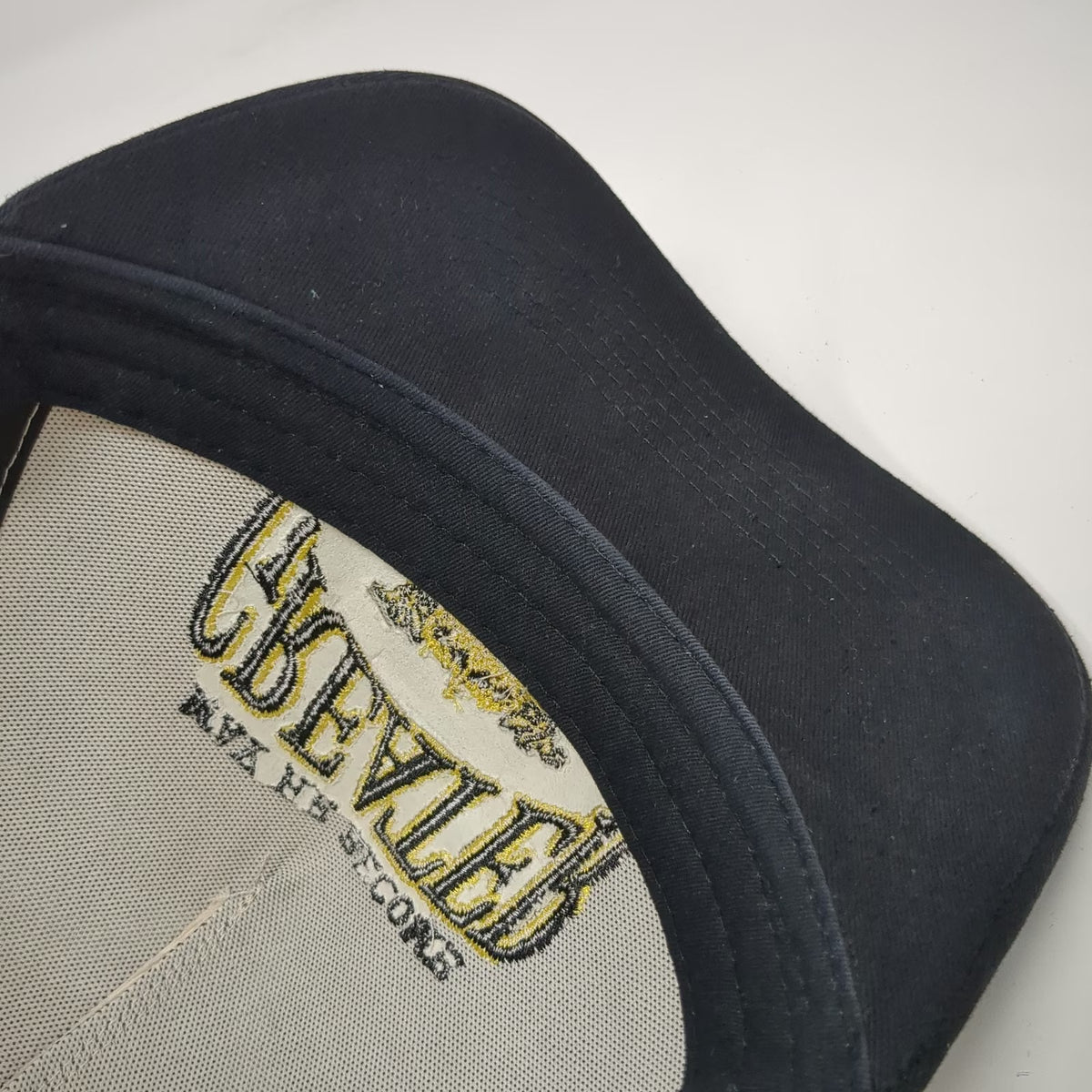 Beige Black 5 Panel Hat One Size Religious May He Become Greater Crown Snapback