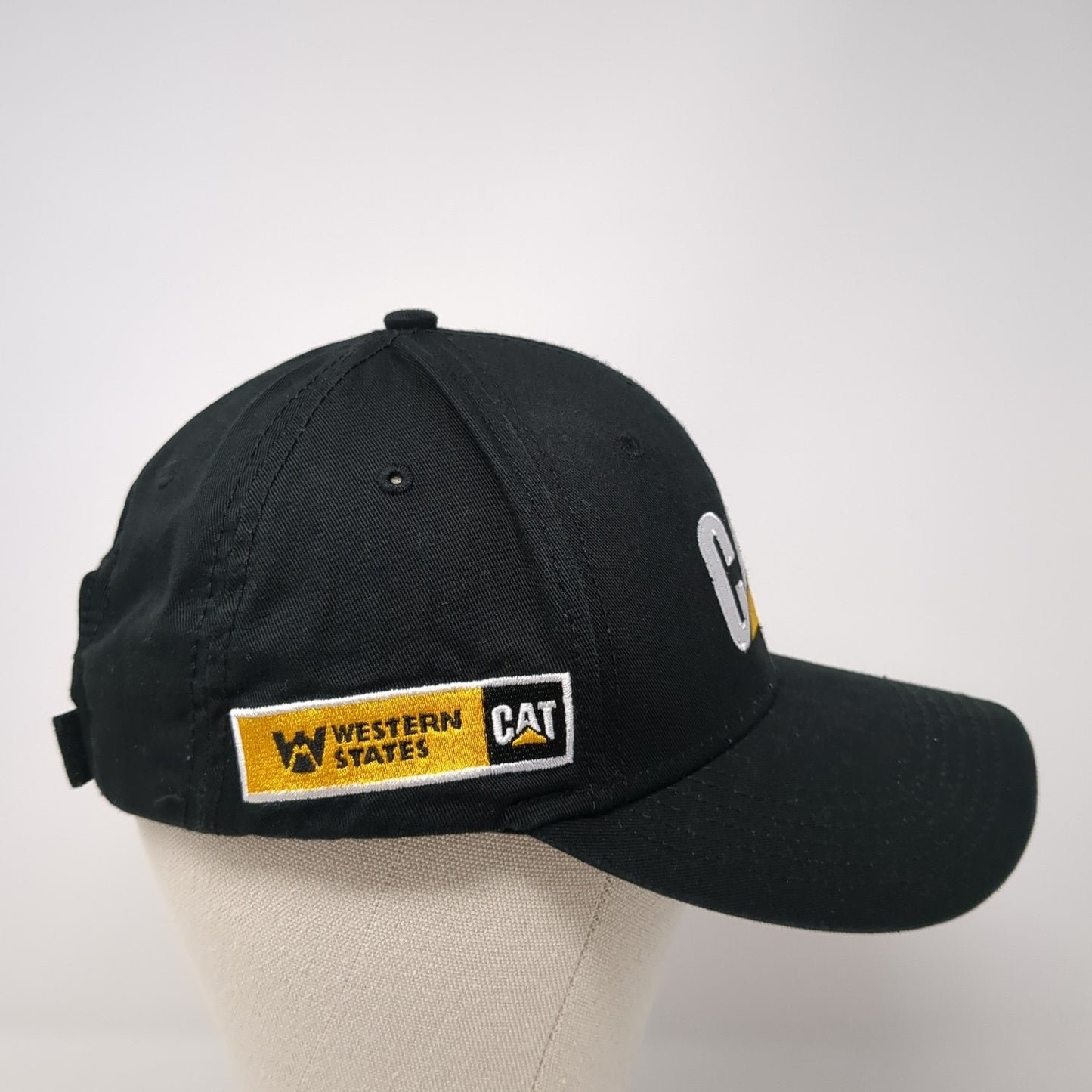 CAT Logo Western States Strapback Hat Black One Size Pocatello Idaho