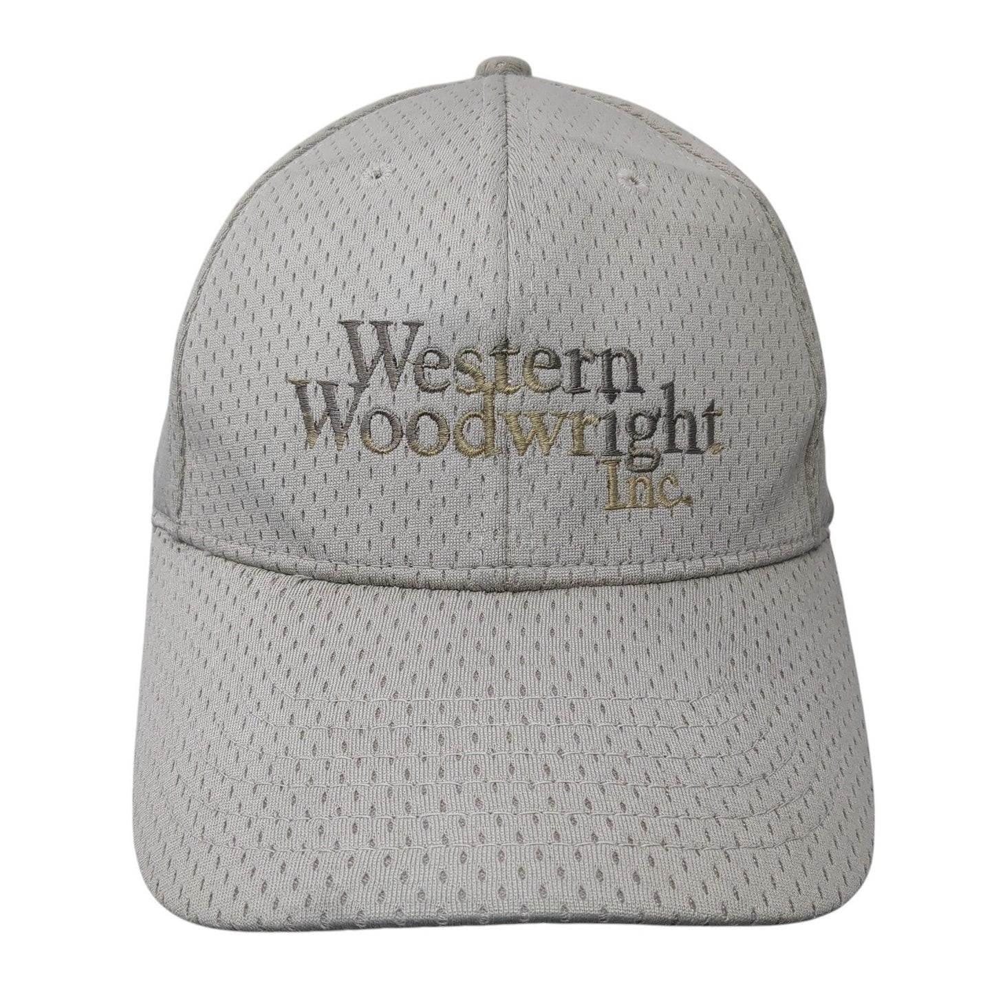 Western Woodwright Inc. Strapback Hat Gray One Size Adjustable Embroidered