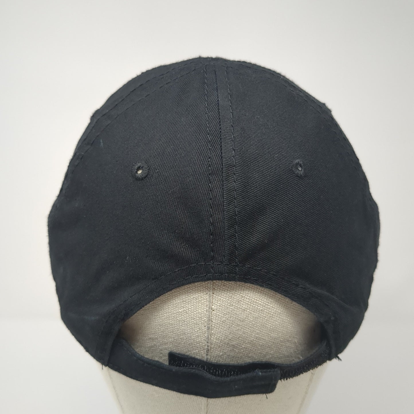 GLOCK Perfection Strapback Hat Black One Size Adjustable Solid 6 Panel