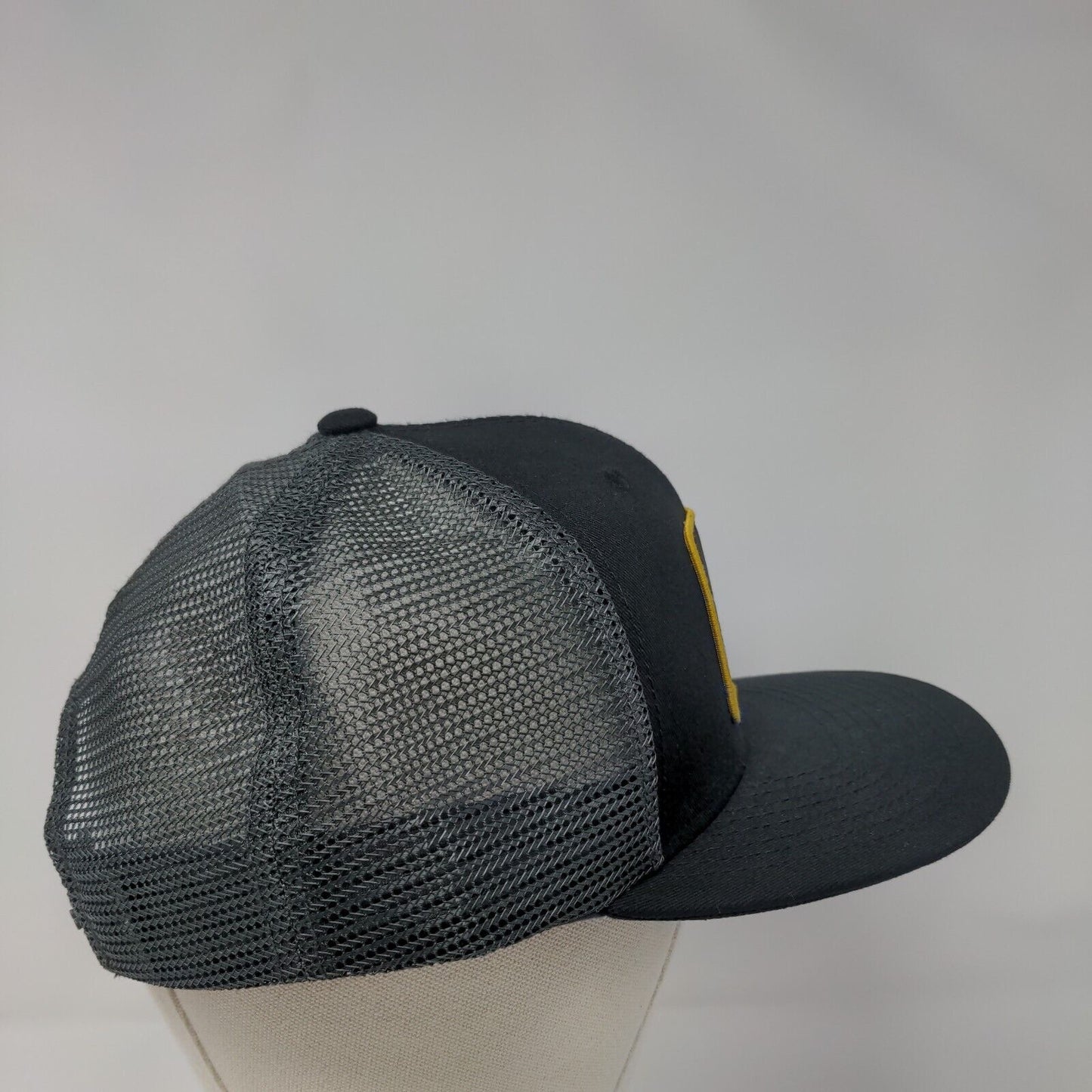 Anelare Washington Wine Snapback Trucker Hat Black One Size Mesh Back
