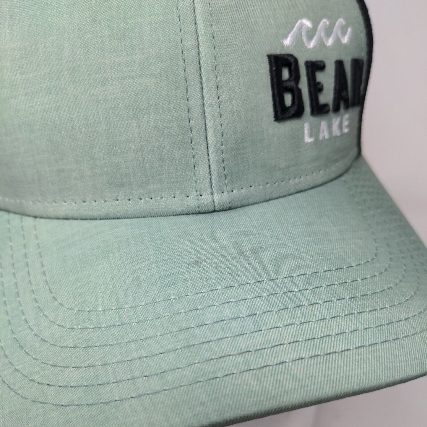 Bear Lake Fitted Trucker Hat Multicolor S/M Breathable Mesh Back 6 Panel Legacy