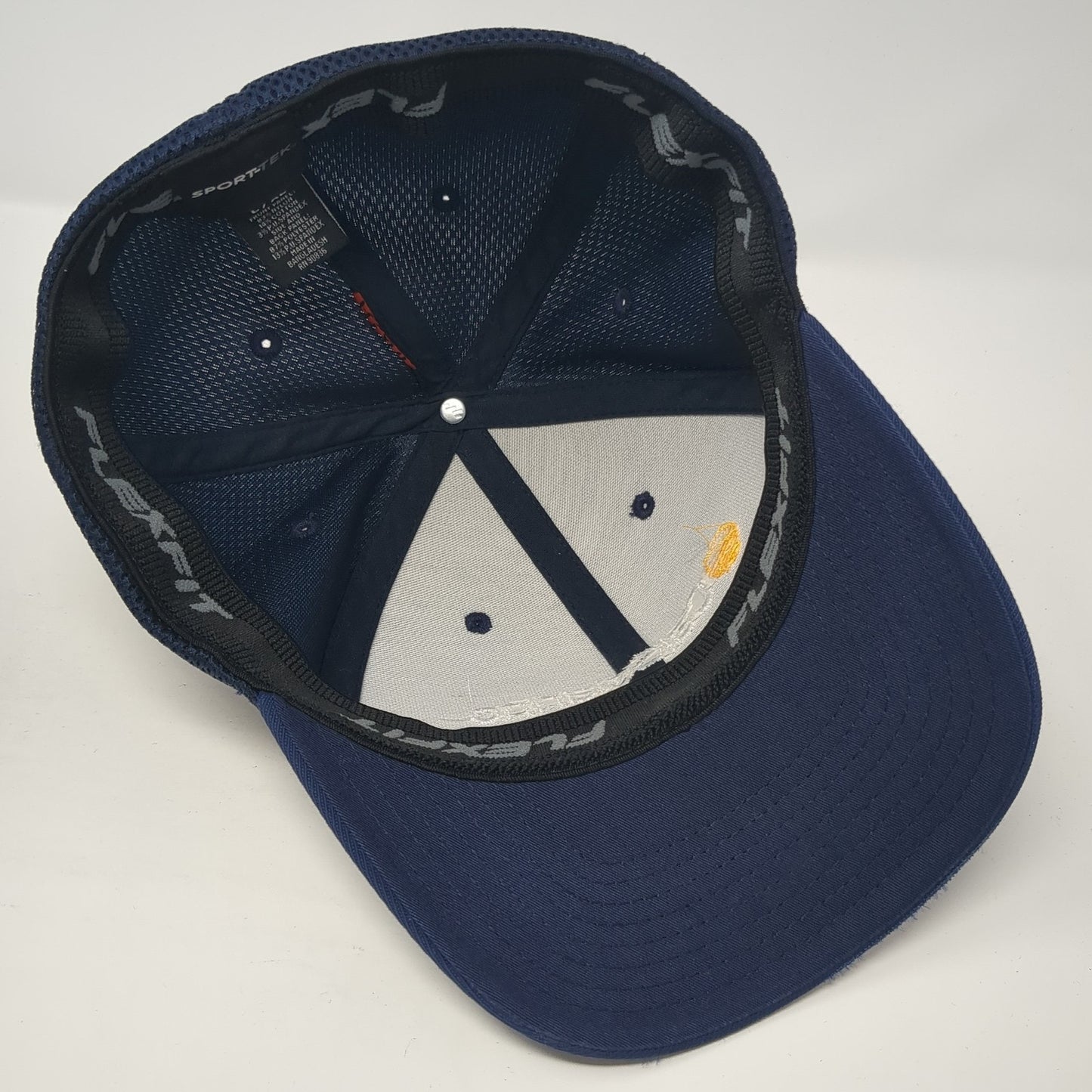 Cal Solar Inc Fitted Hat Blue XL Embroidered Solid Flexfit Sport-Tek