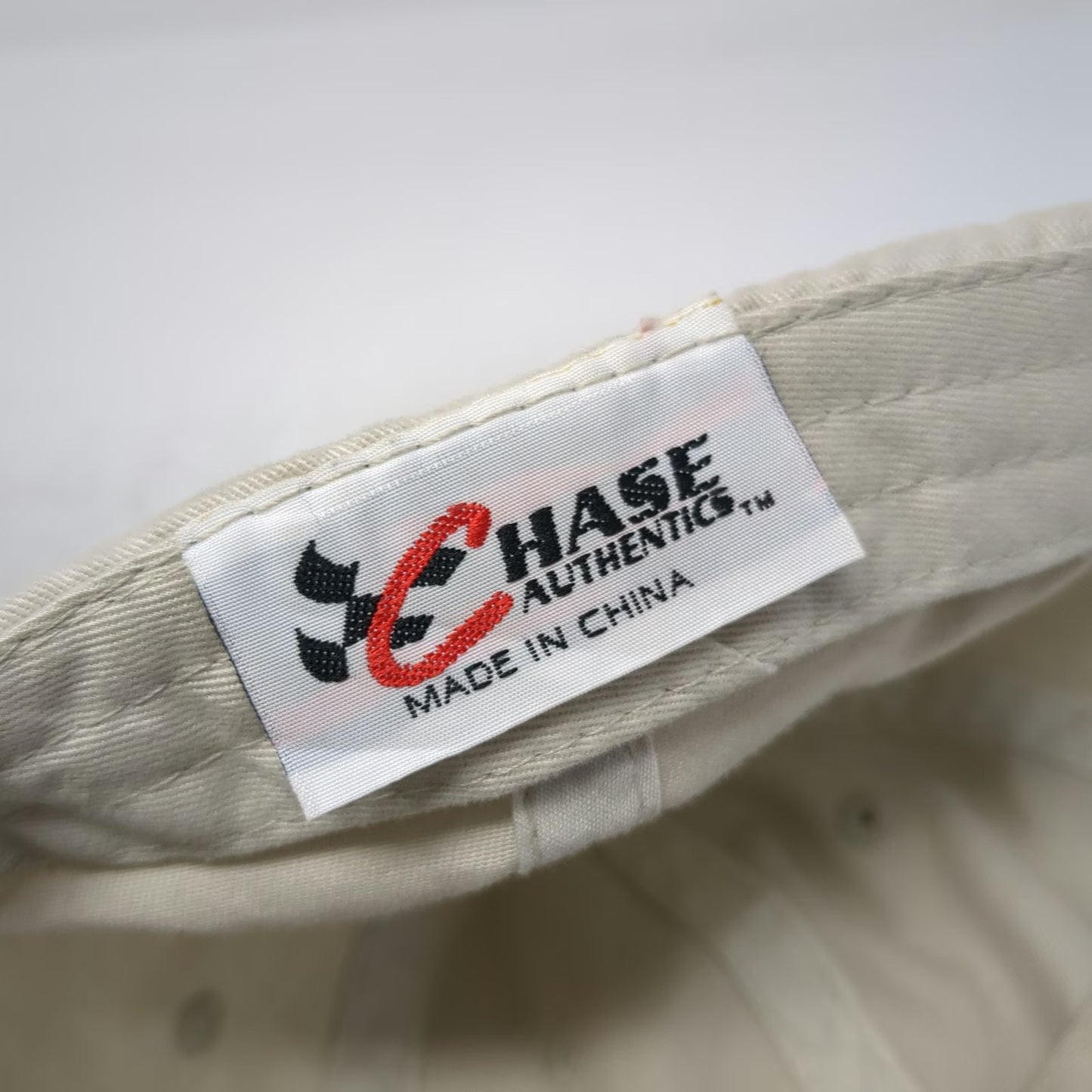 Chase Authentics Baseball Cap Beige One Size NASCAR Dale Jarrett 88 Racing Hat