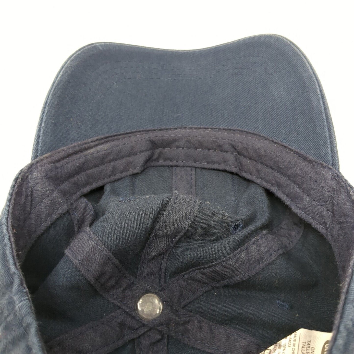 USA Flag Slideback Hat Blue One Size Adjustable Embroidered Patriotic Old Navy