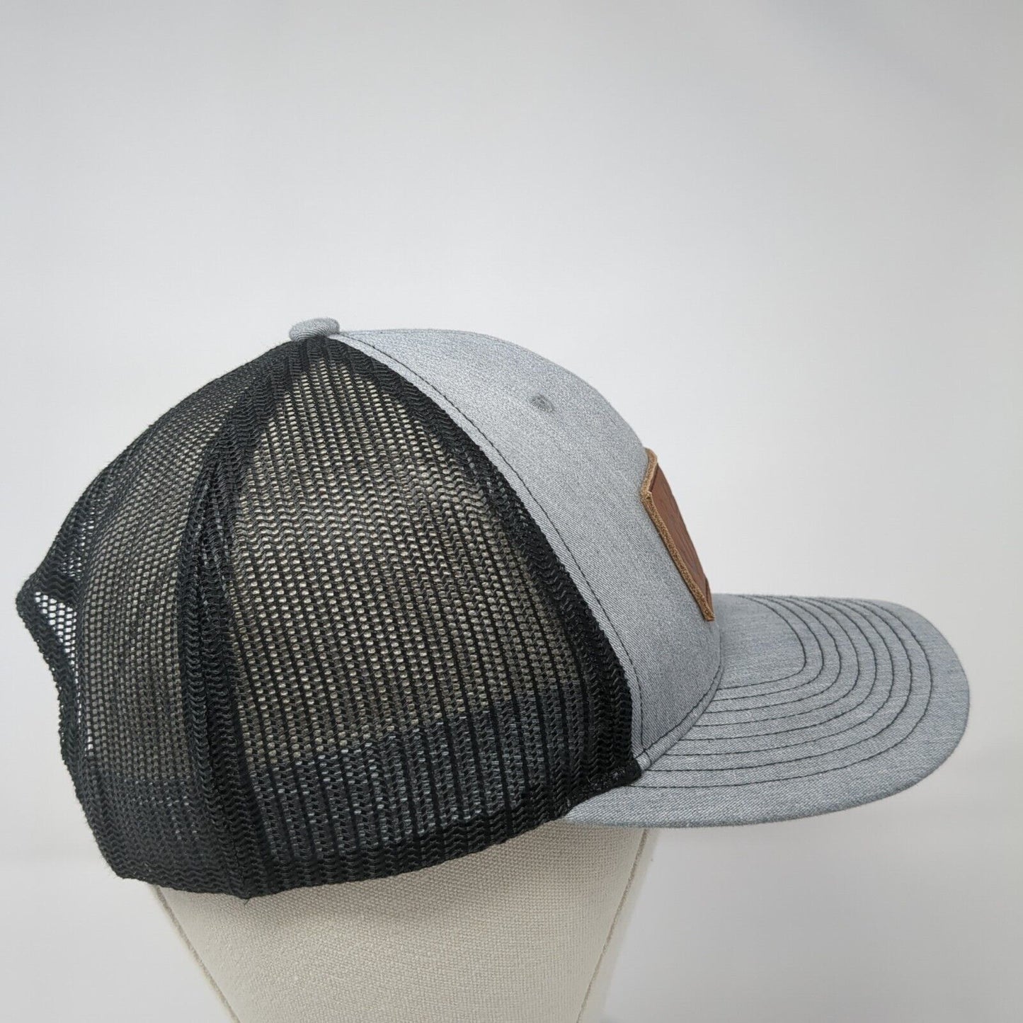 Baymar Mechanical Heating & Cooling Snapback Trucker Hat Gray OS Mesh Richardson