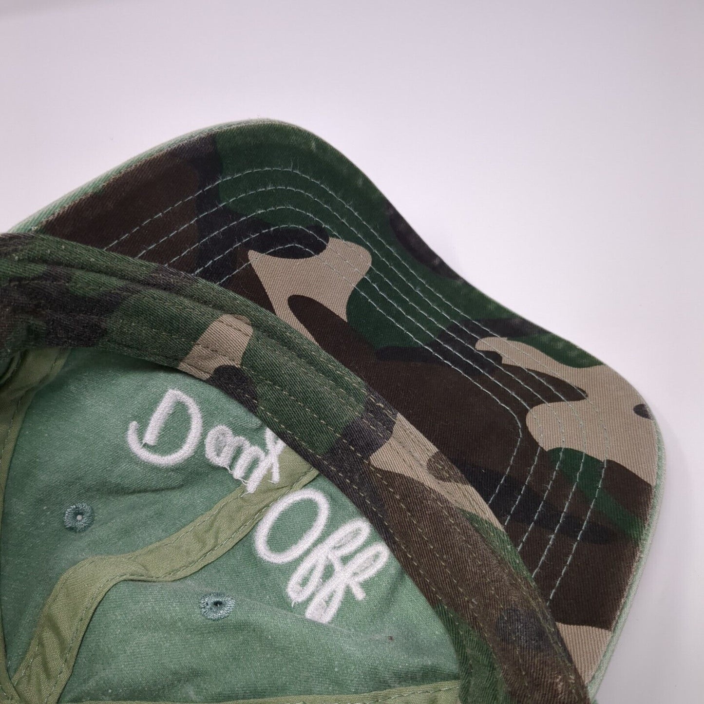Day Off Slideback Hat Sage Green One Size Adjustable Leather Strap