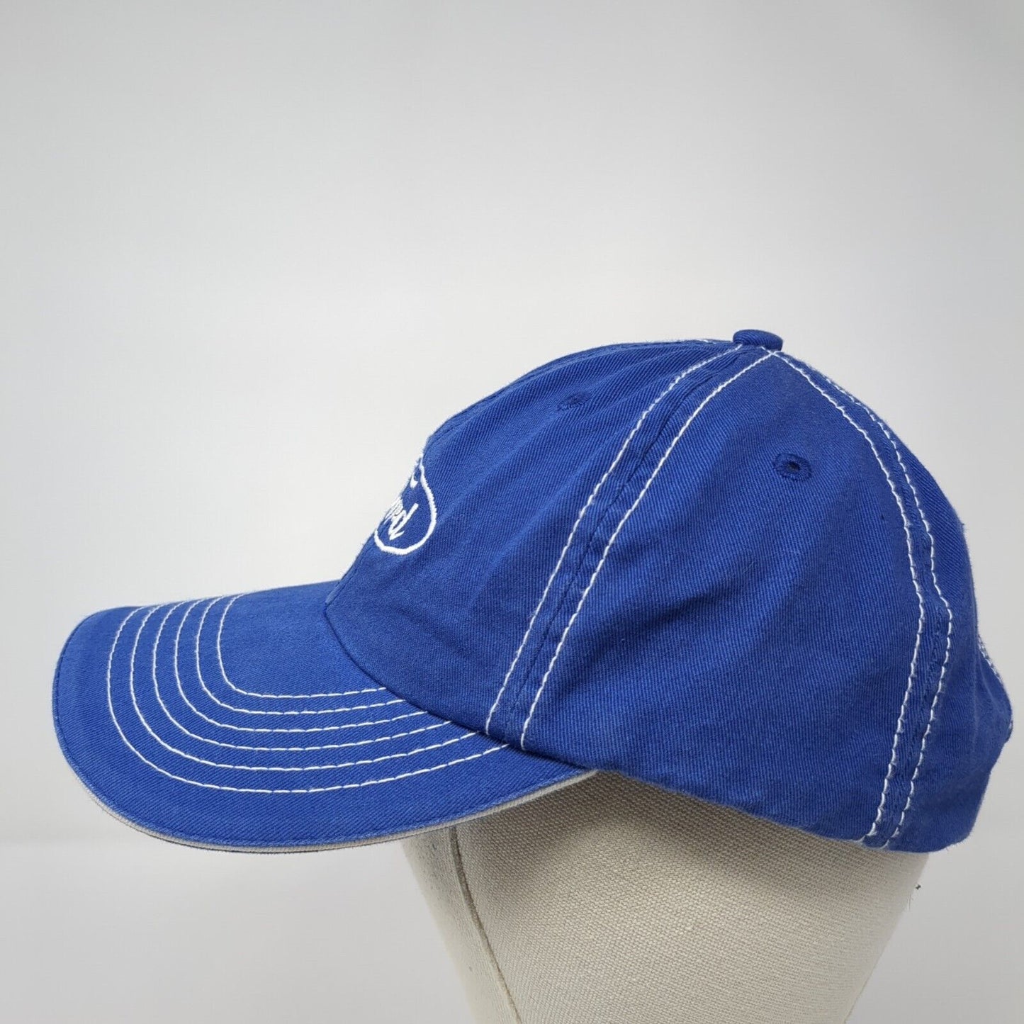 Ford Slideback Hat Blue One Size Adjustable Embroidered 6 Panel Outdoor