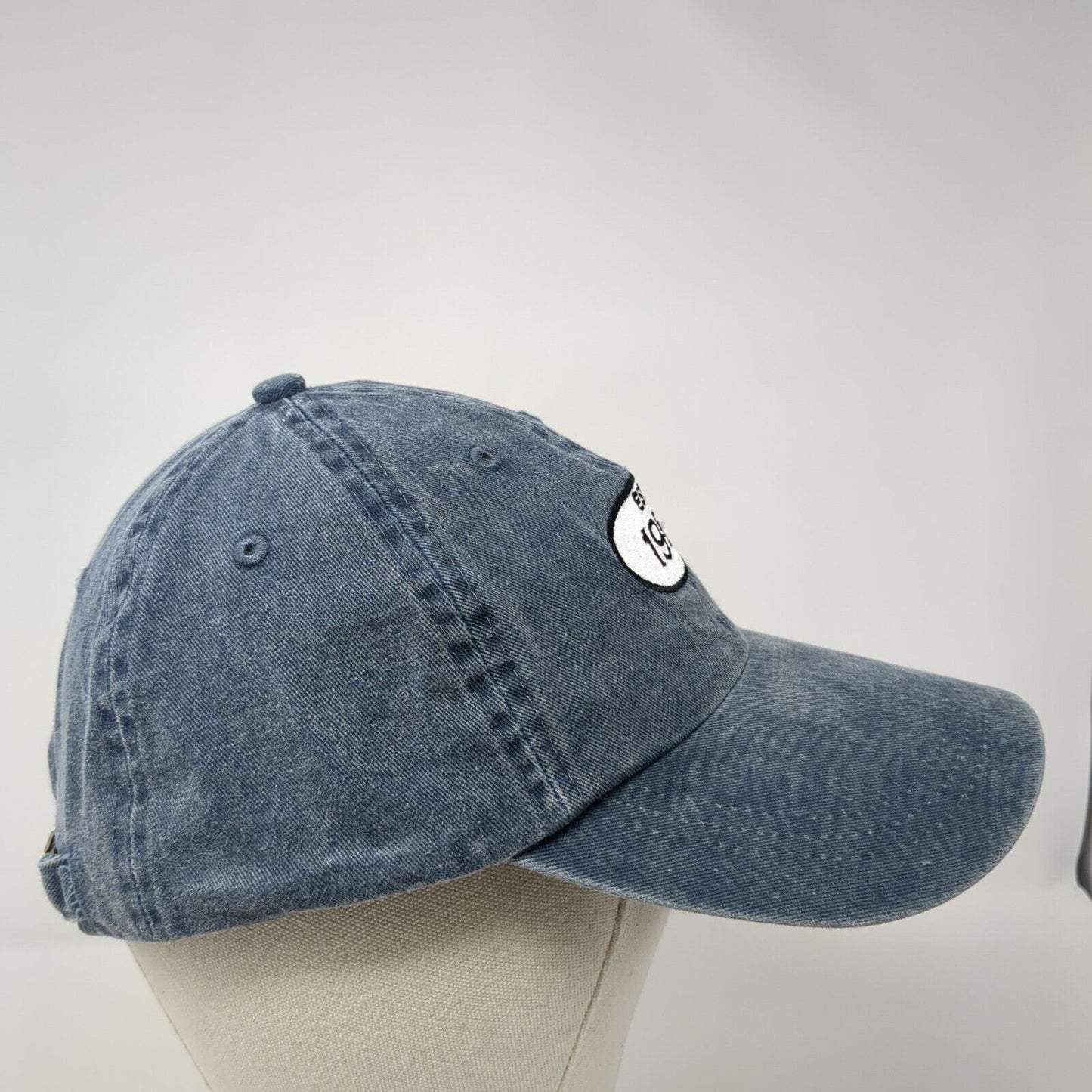 Est 1951 Slideback Hat Blue One Size Adjustable Embroidered Denim Cotton