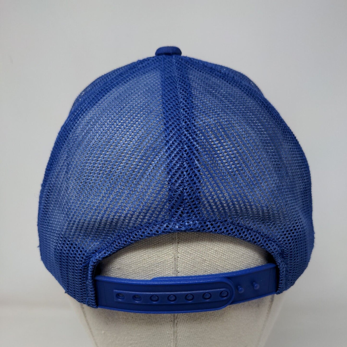 Bass Pro Shops Snapback Mesh Back Trucker Hat Blue OSFM Gone Fishing