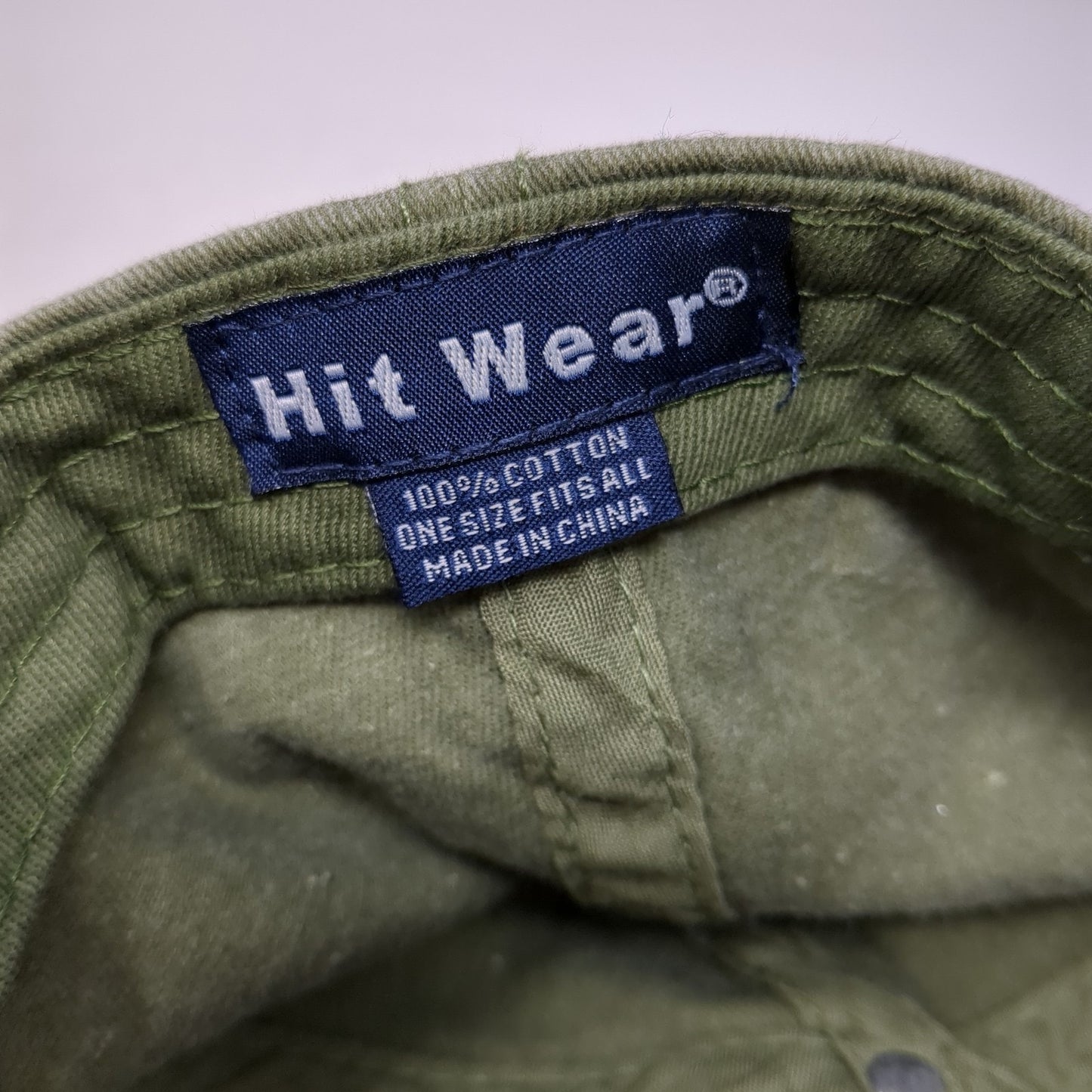Well S*** Strapback Hat Green One Size Adjustable Embroidered Hit Wear
