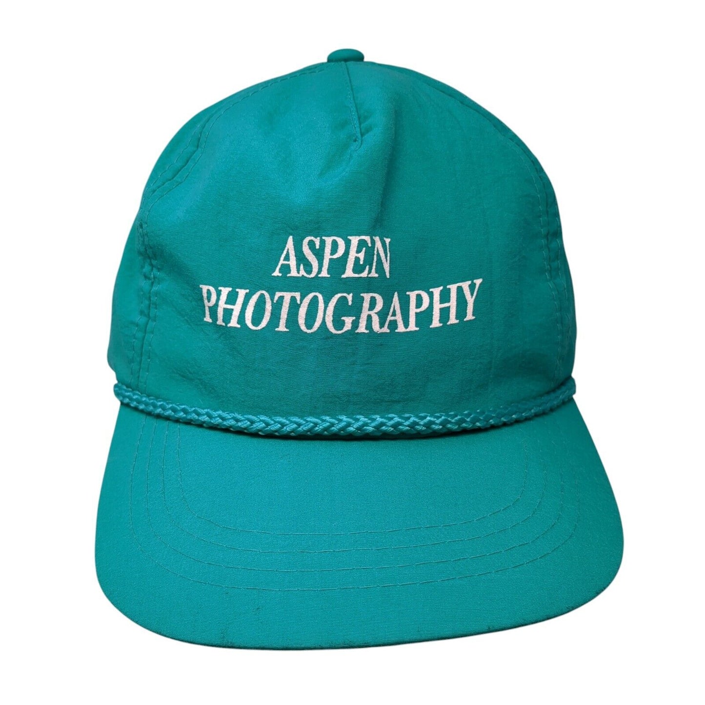 Aspen Photography Snapback Rope Hat Blue One Size Adjustable Yupoong