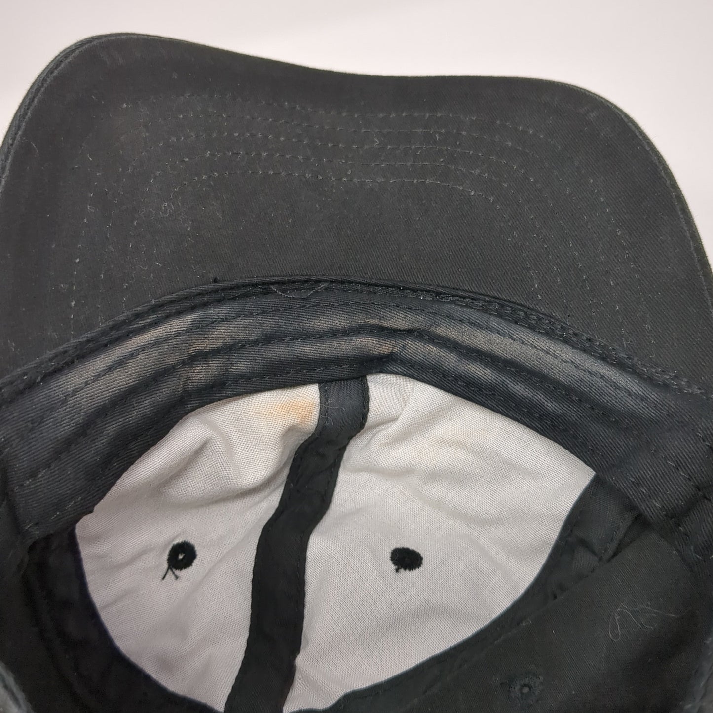 Unbranded Slideback Baseball Cap Black One Size Adjustable Lightweight Blank