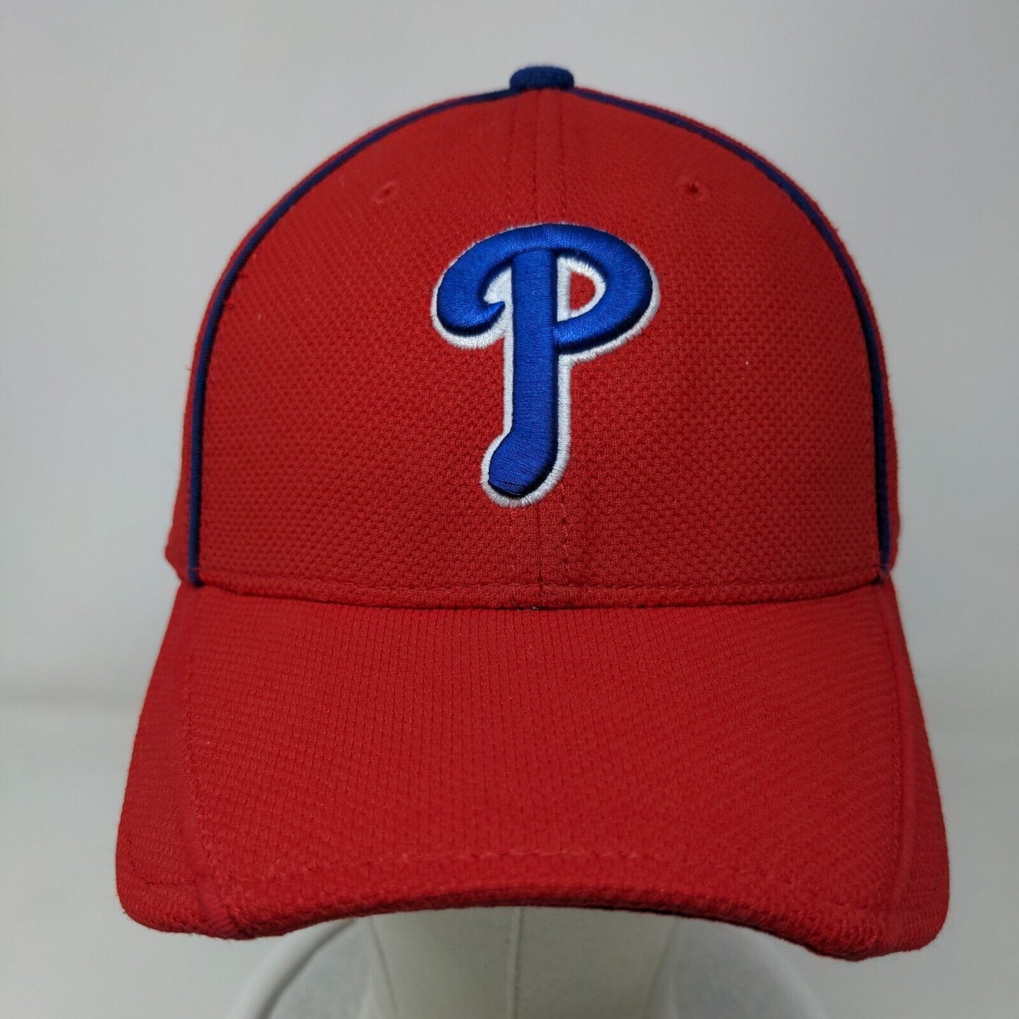 New Era Men's Fitted Hat Red M-L Embroidered Philadelphia Phillies Logo