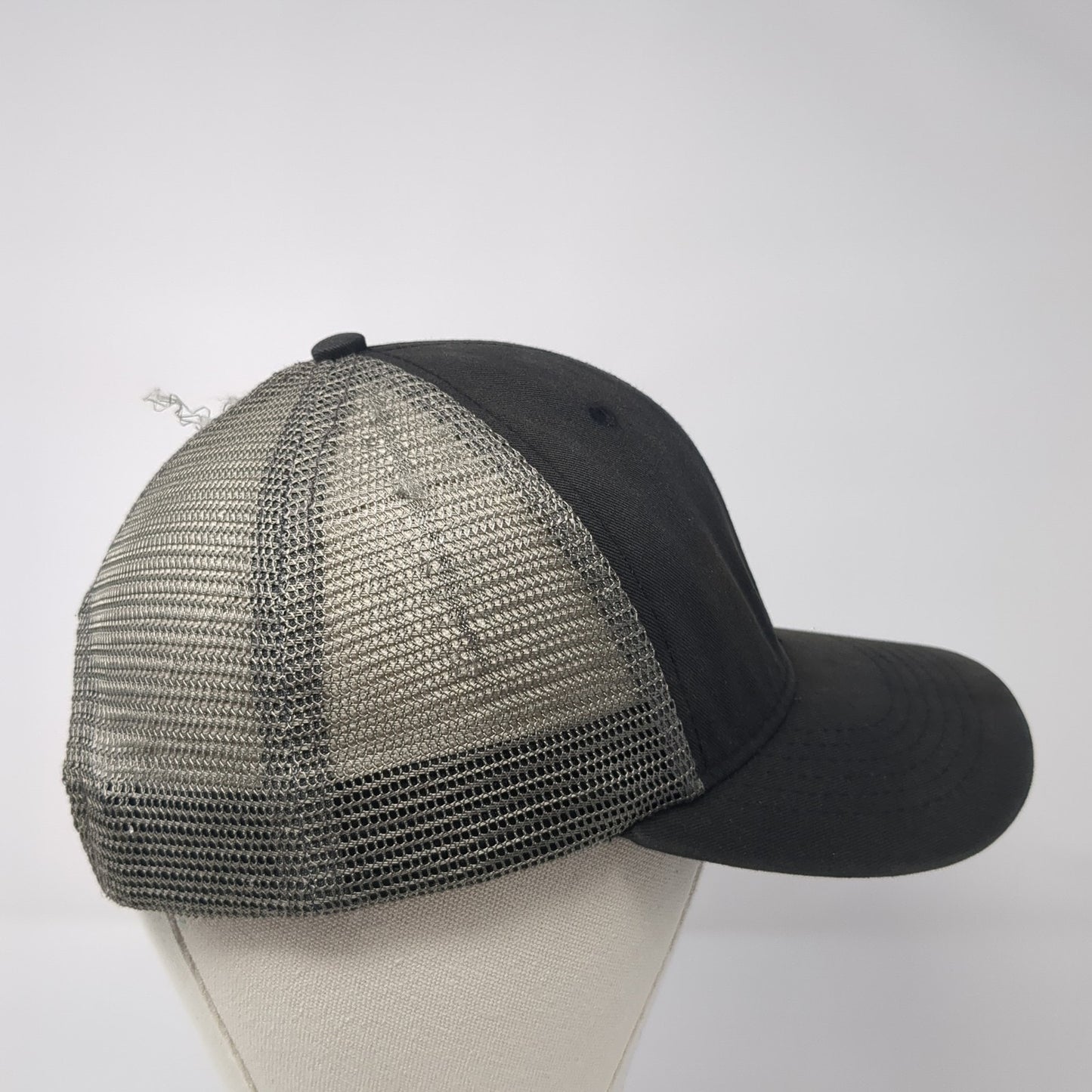 Idaho Snapback Trucker Hat Black OS Adjustable Mesh Back Arcadian Outfitters