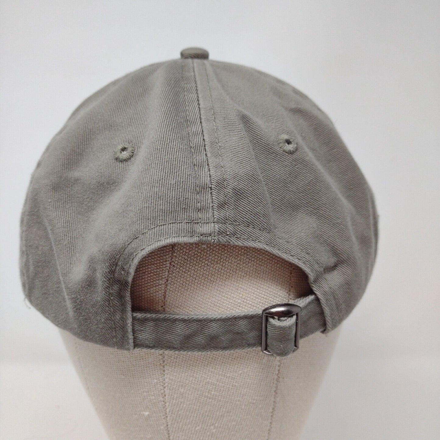 Banff Slideback Hat Gray OSFA Adjustable Embroidered 6 Panel Blue 84