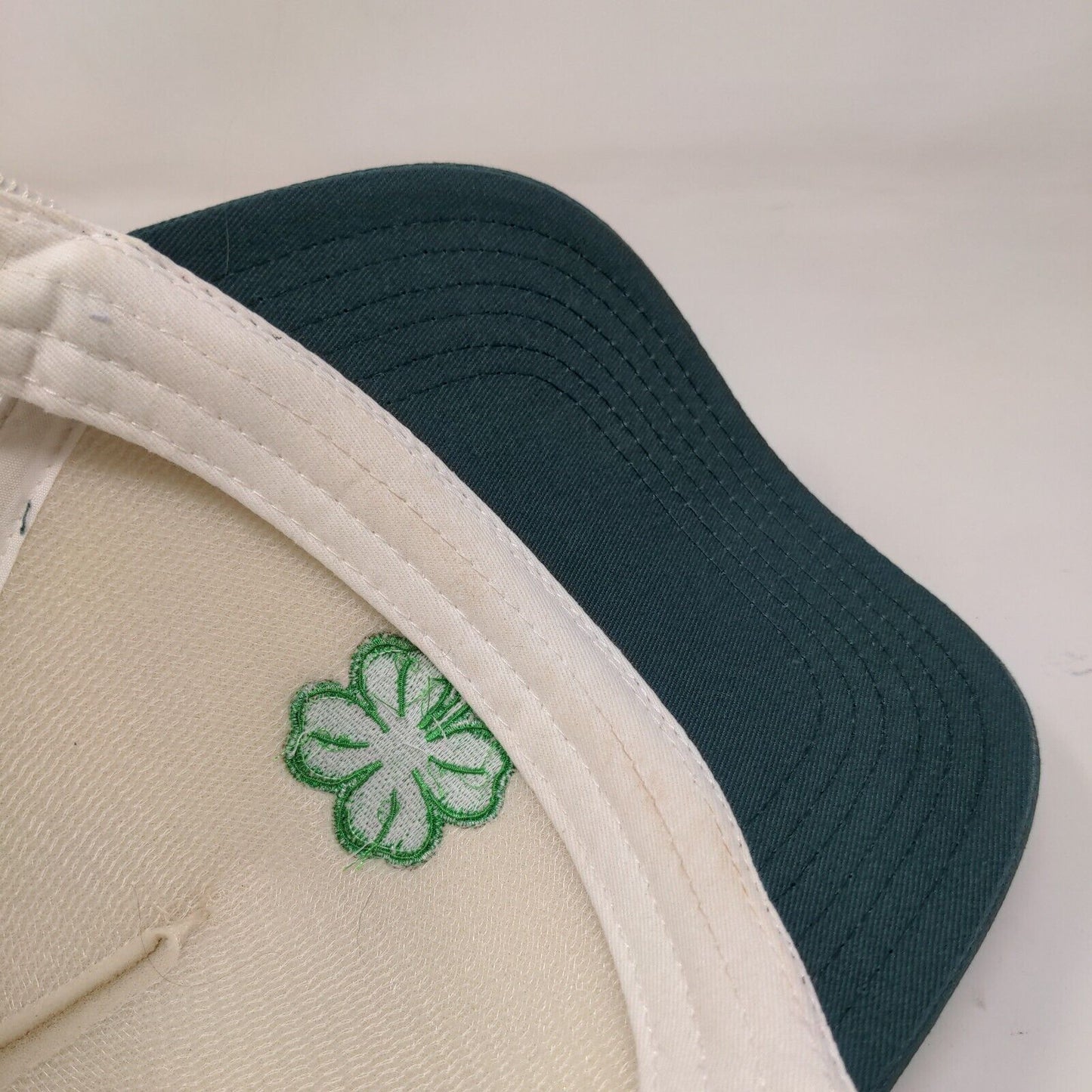 Clover Snapback Mesh Back Trucker Hat Multi One Size Colorblock