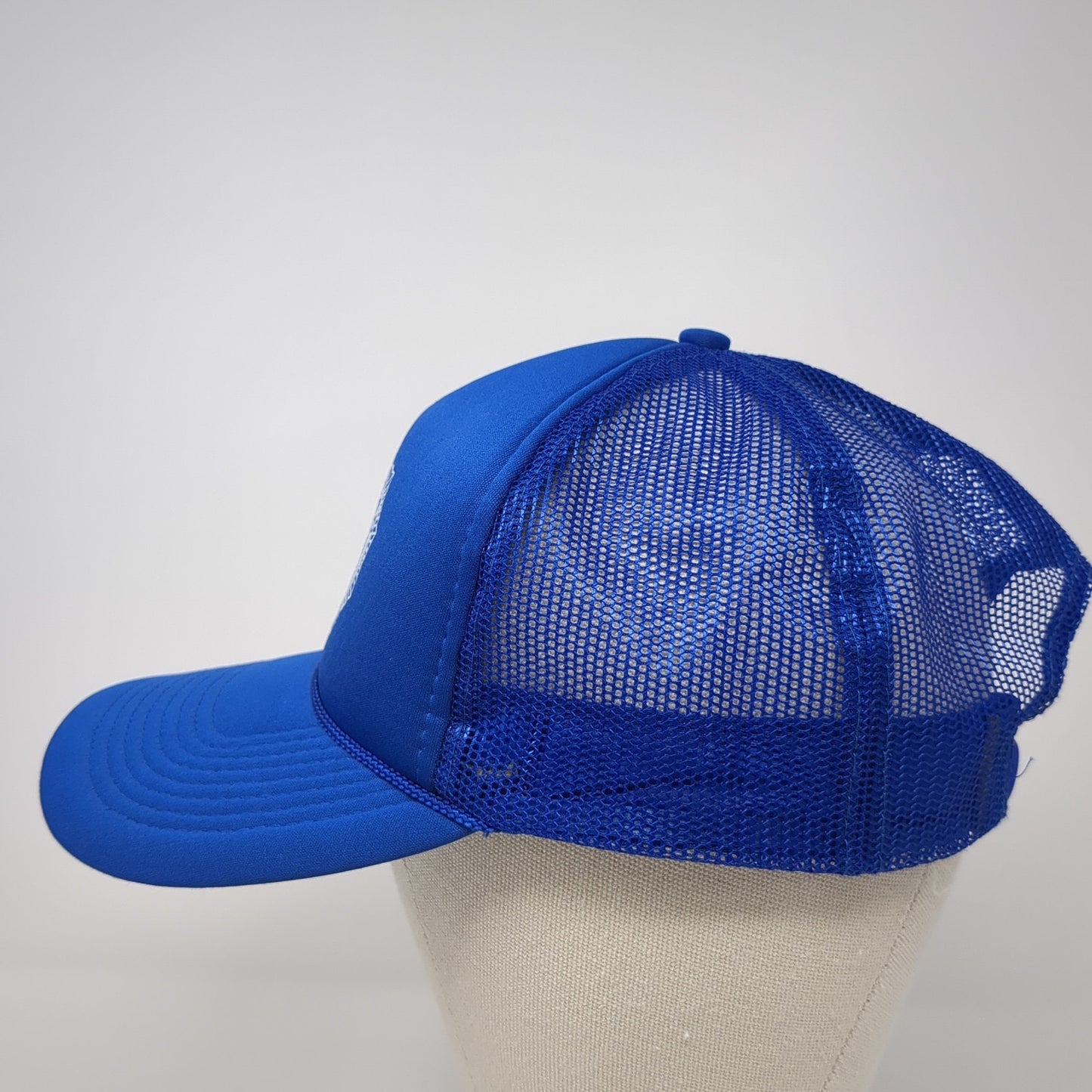 American Legion Snapback Trucker Hat Blue One Size Mesh Back Adjustable