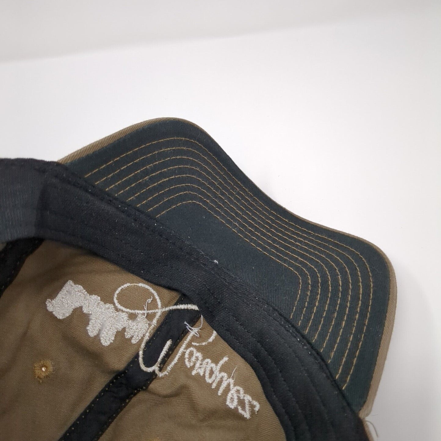 Bobby Marquez Slideback Hat Brown One Size Adjustable Embroidered Headliner