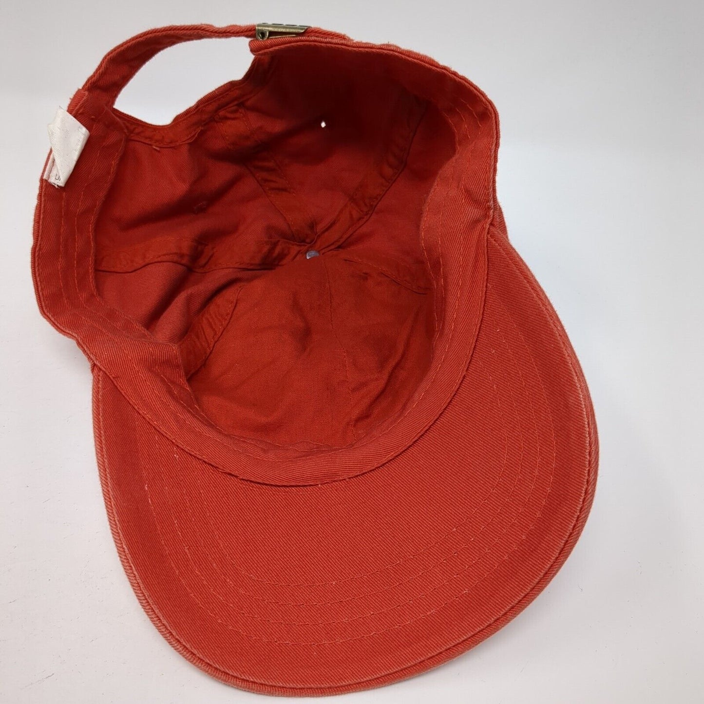 No Boundaries Slideback Hat Orange One Size Adjustable Embroidered