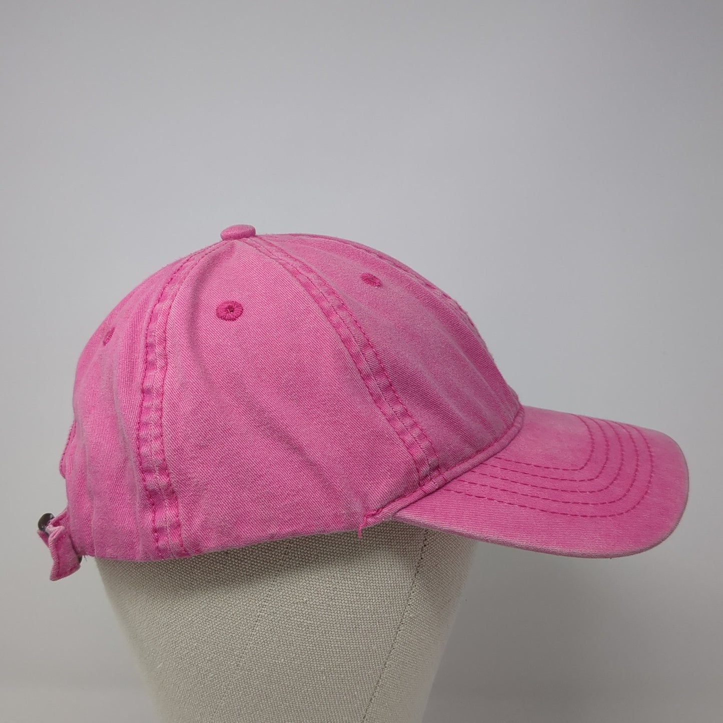 Unbranded Slideback Hat Solid Pink One Size Adjustable Blank Outdoor