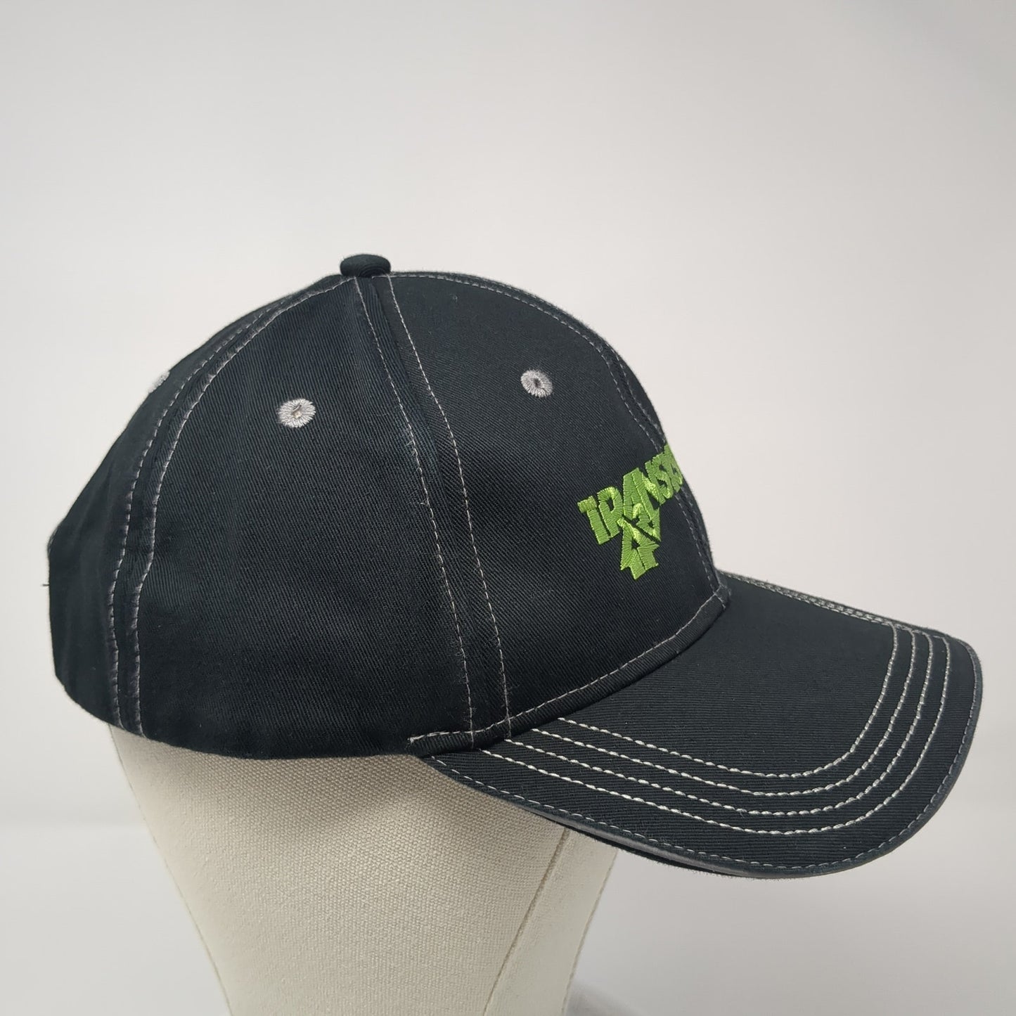 Transystems Strapback Baseball Cap Black OS Adjustable Embroidered Cap America