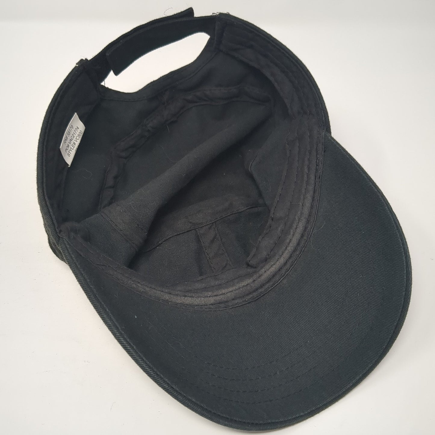 WWB 2015 Strapback Cadet Army Cap Hat Black One Size Adjustable Cotton