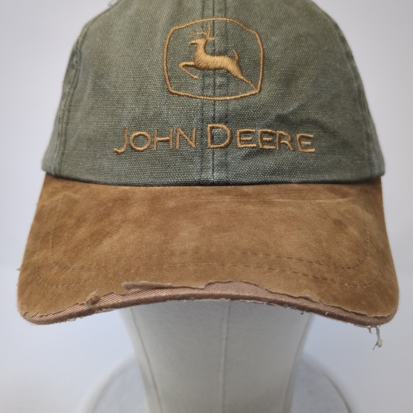 John Deere Slideback Hat Multi One Size Embroidered Logo Colorblock