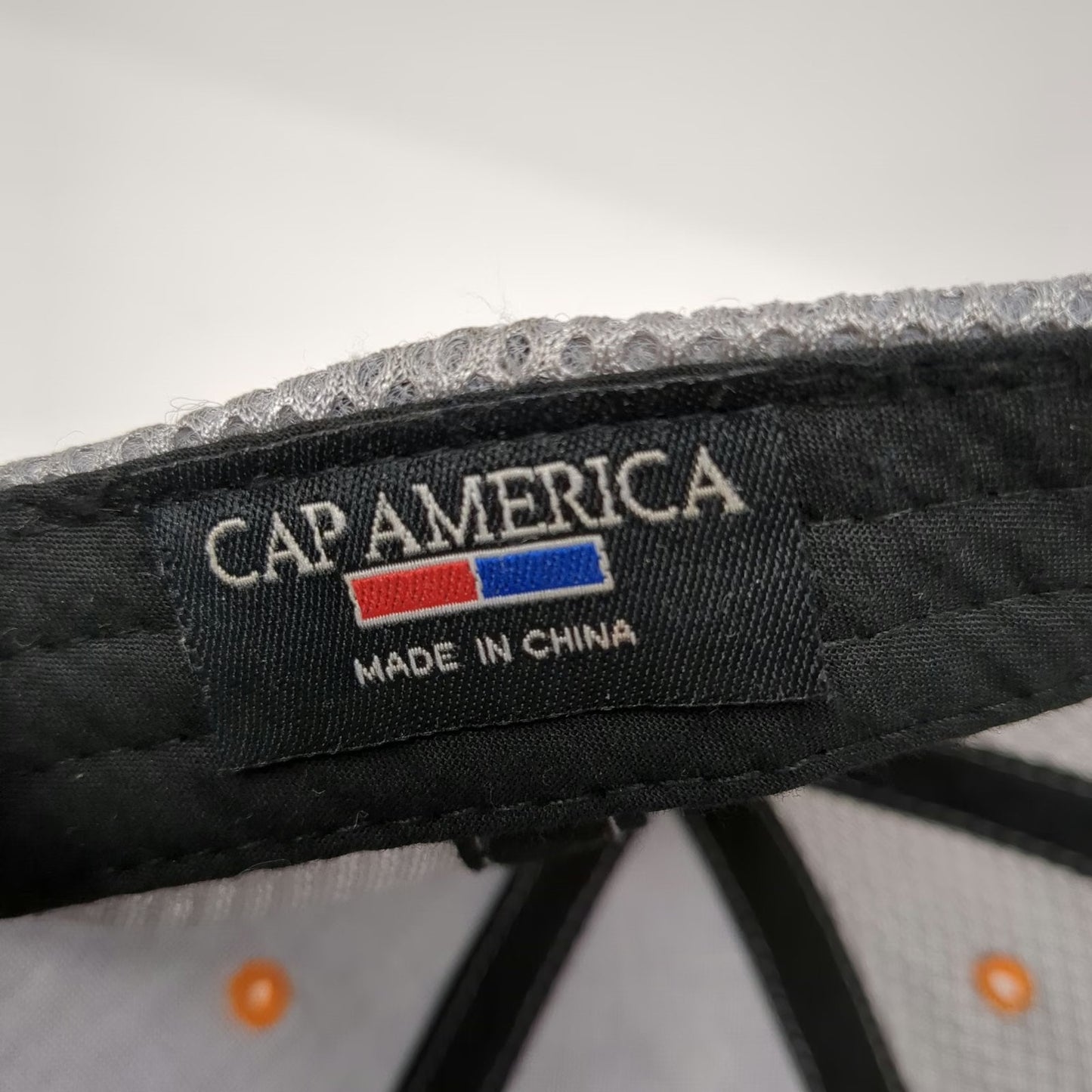 Cap America Federated Auto Parts Racing Blue Hat One Size Mesh Strapback Logo