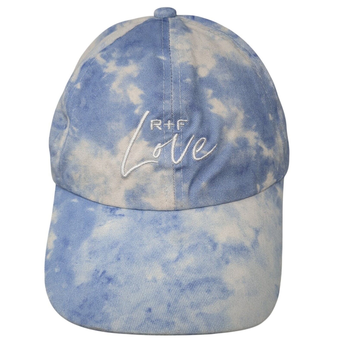 R+F Love Slideback Hat Multicolor One Size Adjustable Tie Dye Outdoor