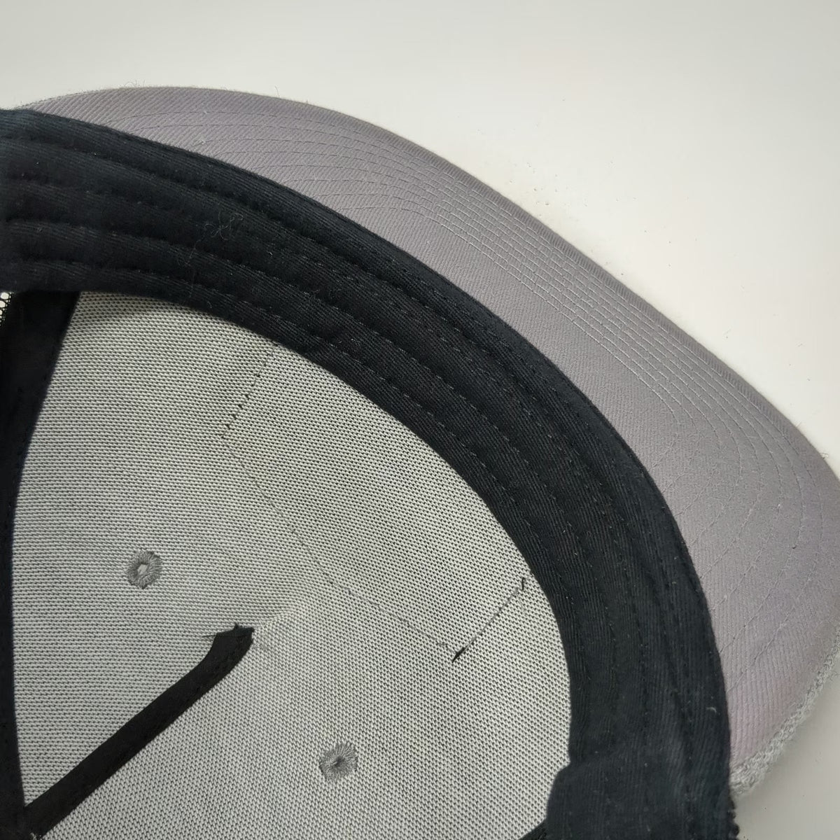 Leatt Trucker Hat Gray Black One Size Mesh Back Snapback Motocross Patch Logo