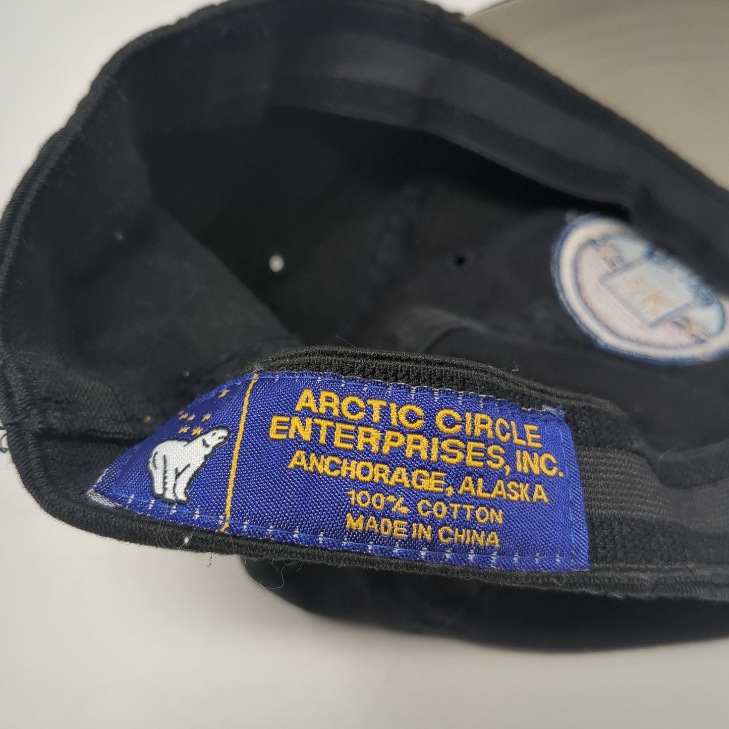 AK The Great Land Fitted Hat Black One Size Arctic Circle Enterprises