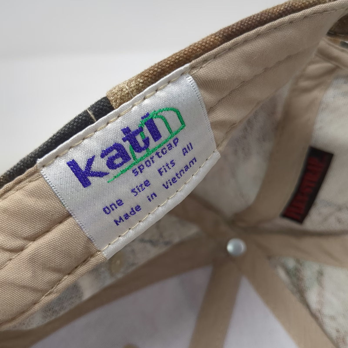 Kati Baseball Cap Brown Green One Size Realtree Camo Ribbon Skirt Slideback hat