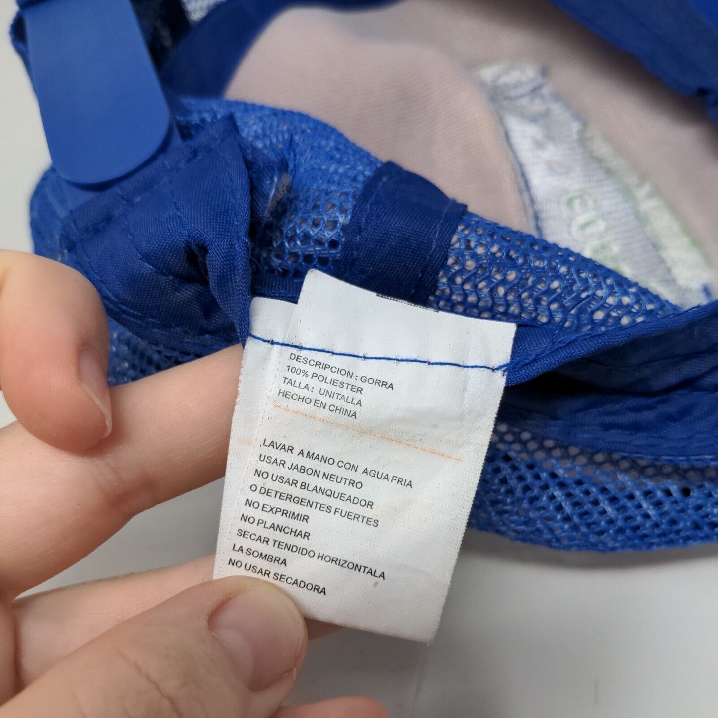 Dr. Good Price Snapback Mesh Back Trucker Hat Blue One Size Colorblock