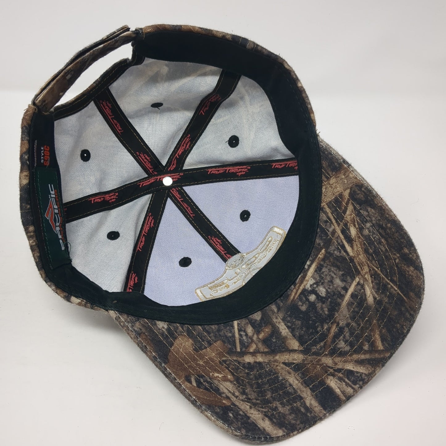 Cole Industrial Inc Strapback Baseball Cap Multicolor OS Camo Pacific Headwear