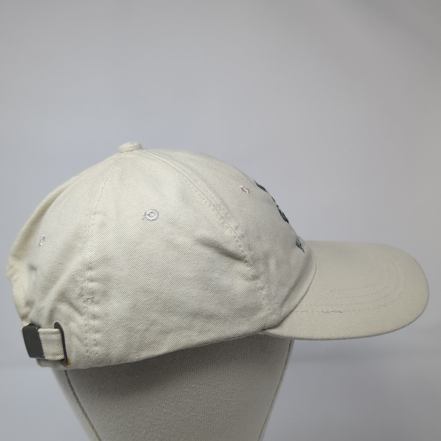Montana Slideback Baseball Cap Beige One Size Adjustable Embroidered 6 Panel