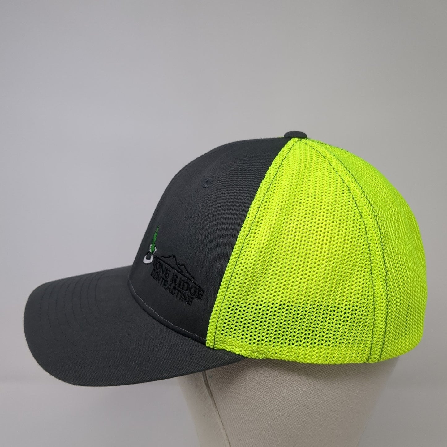 Stone Ridge Contracting Fitted Mesh Back Trucker Hat Multi XL Richardson