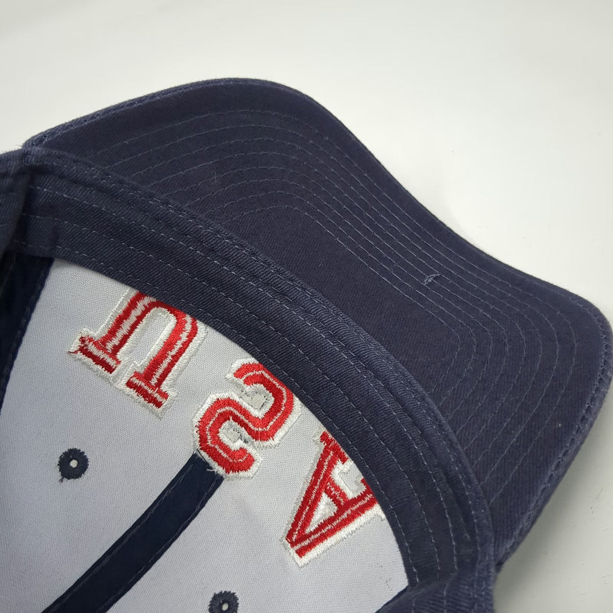Blue Baseball Cap One Size USA Shooting Hat American Flag Red White Embroidered