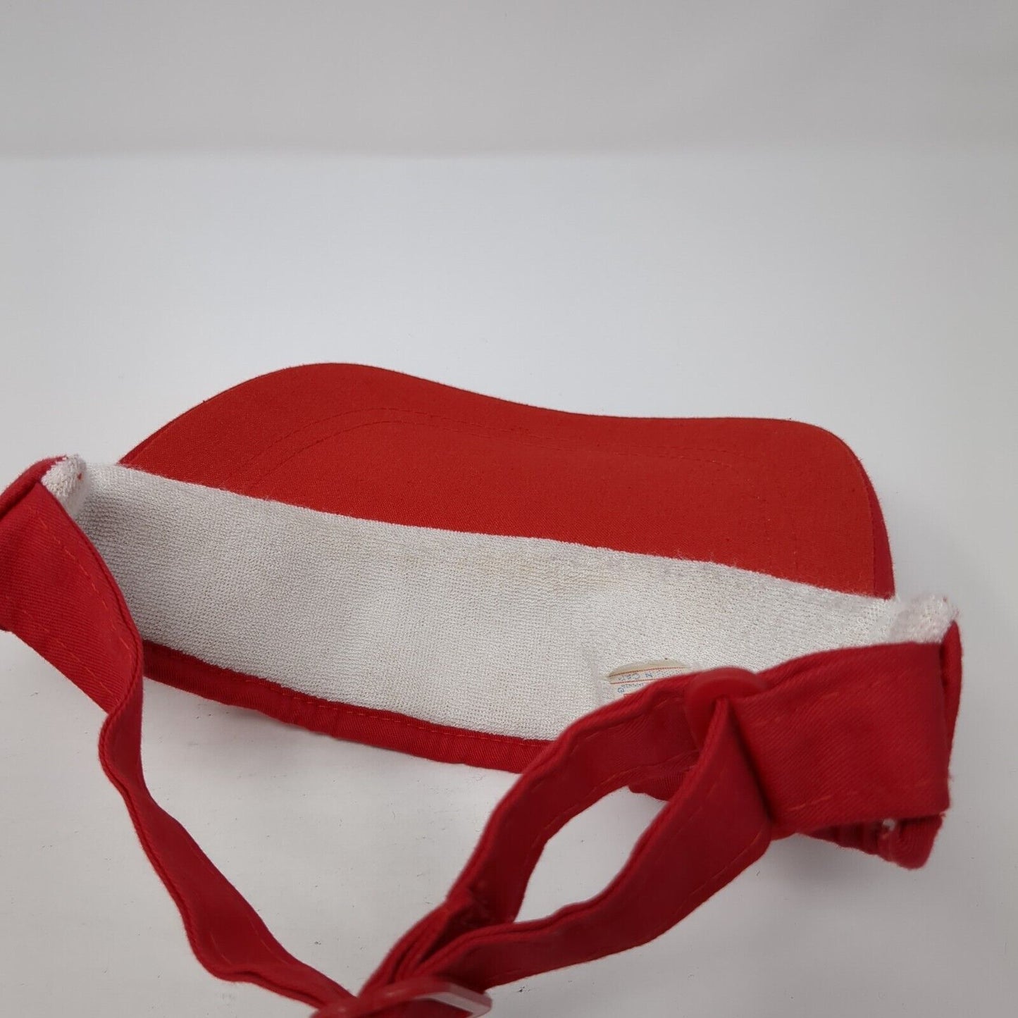 Cardinal Booster Slideback Visor Hat Red One Size Adjustable Outdoor