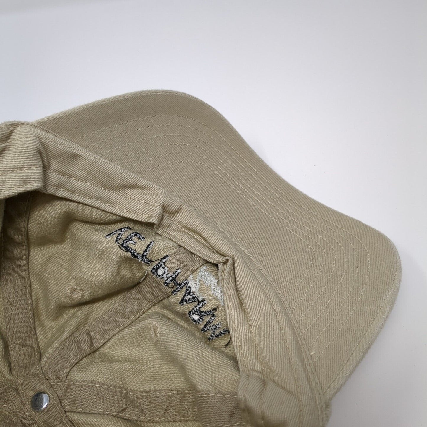 Vet Pharm Team Slideback Hat Tan One Size Adjustable Embroidered Unique Headwear