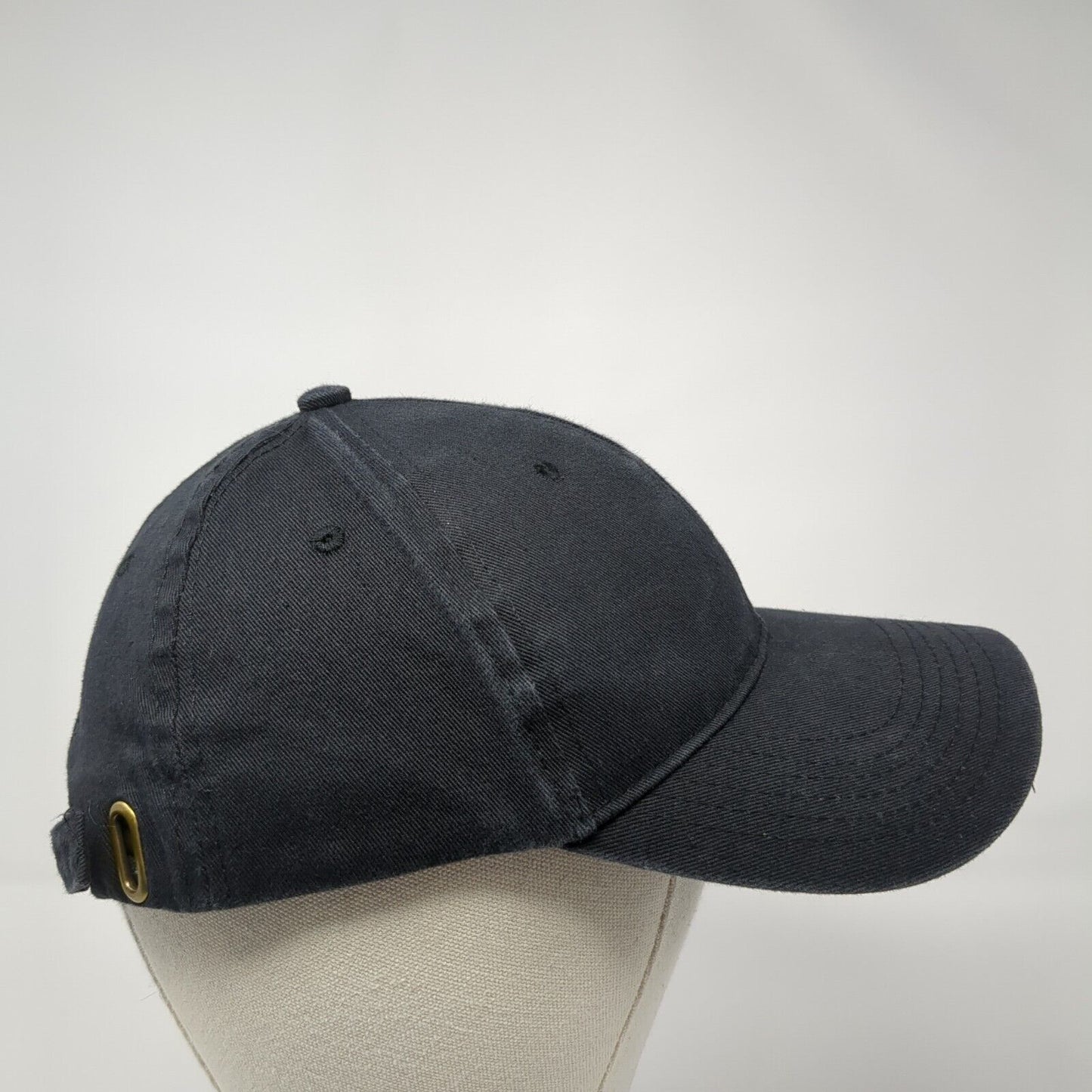 Mrs. Slideback Hat Black One Size Adjustable Embroidered 6 Panel Cotton