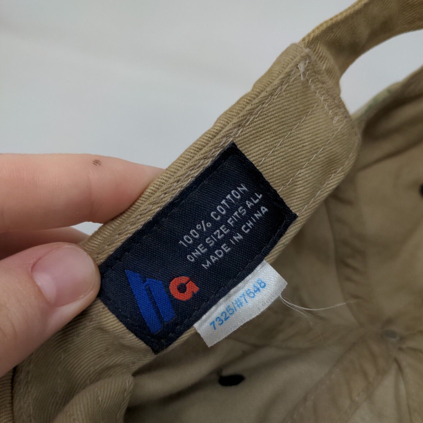 Michelin AG Tires Slideback Hat Tan OSFA Embroidered Adjustable 6 Panel