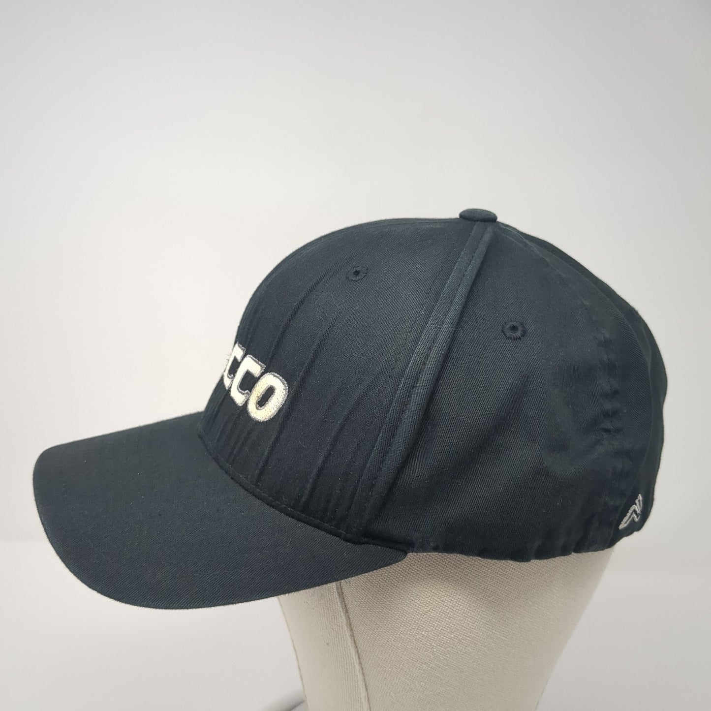 APCCO Fitted Hat Black 8 Embroidered Stretch Flexfit Pacific Headwear