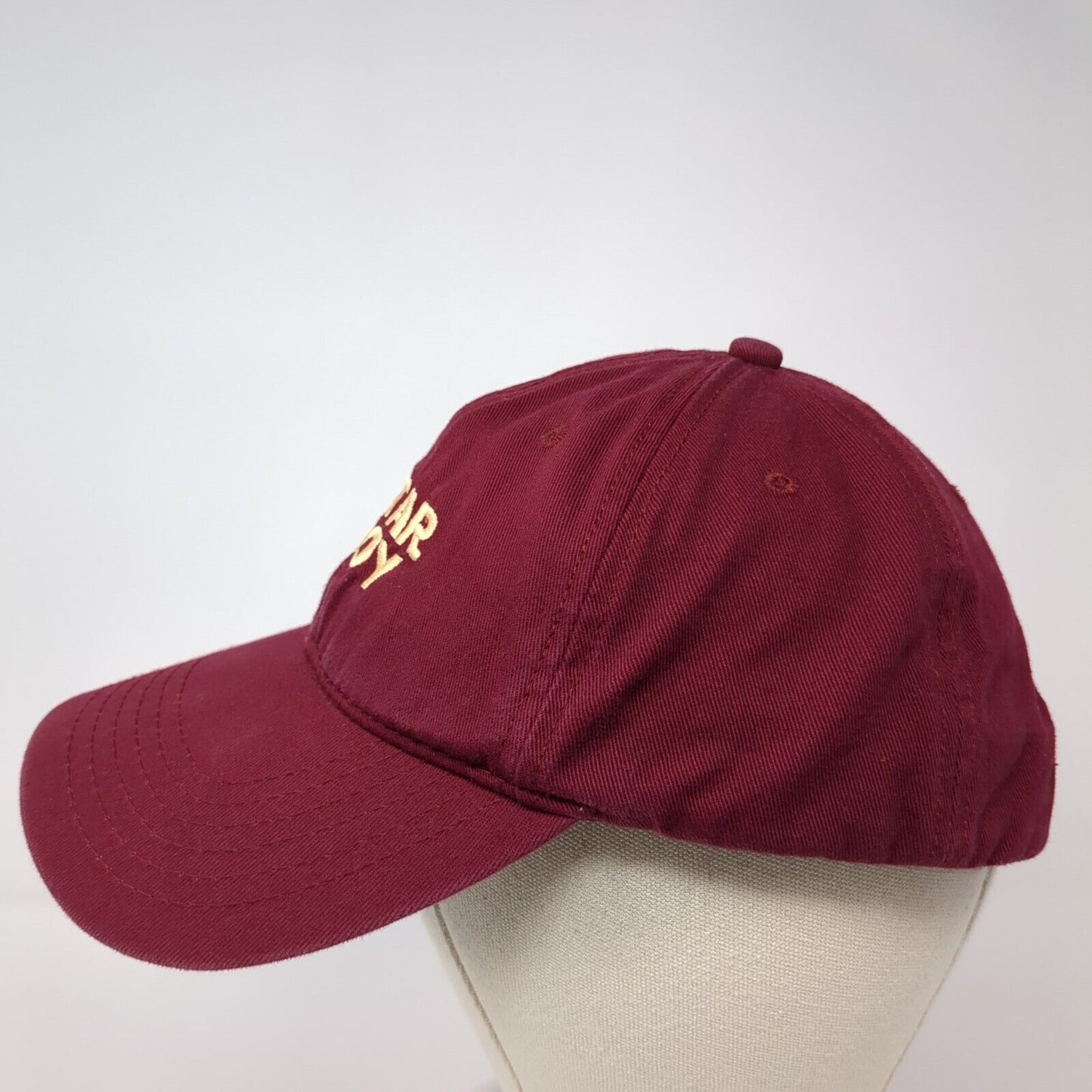 Star Boy Slideback Hat Red OS Adjustable Embroidered 6 Panel Season Caps