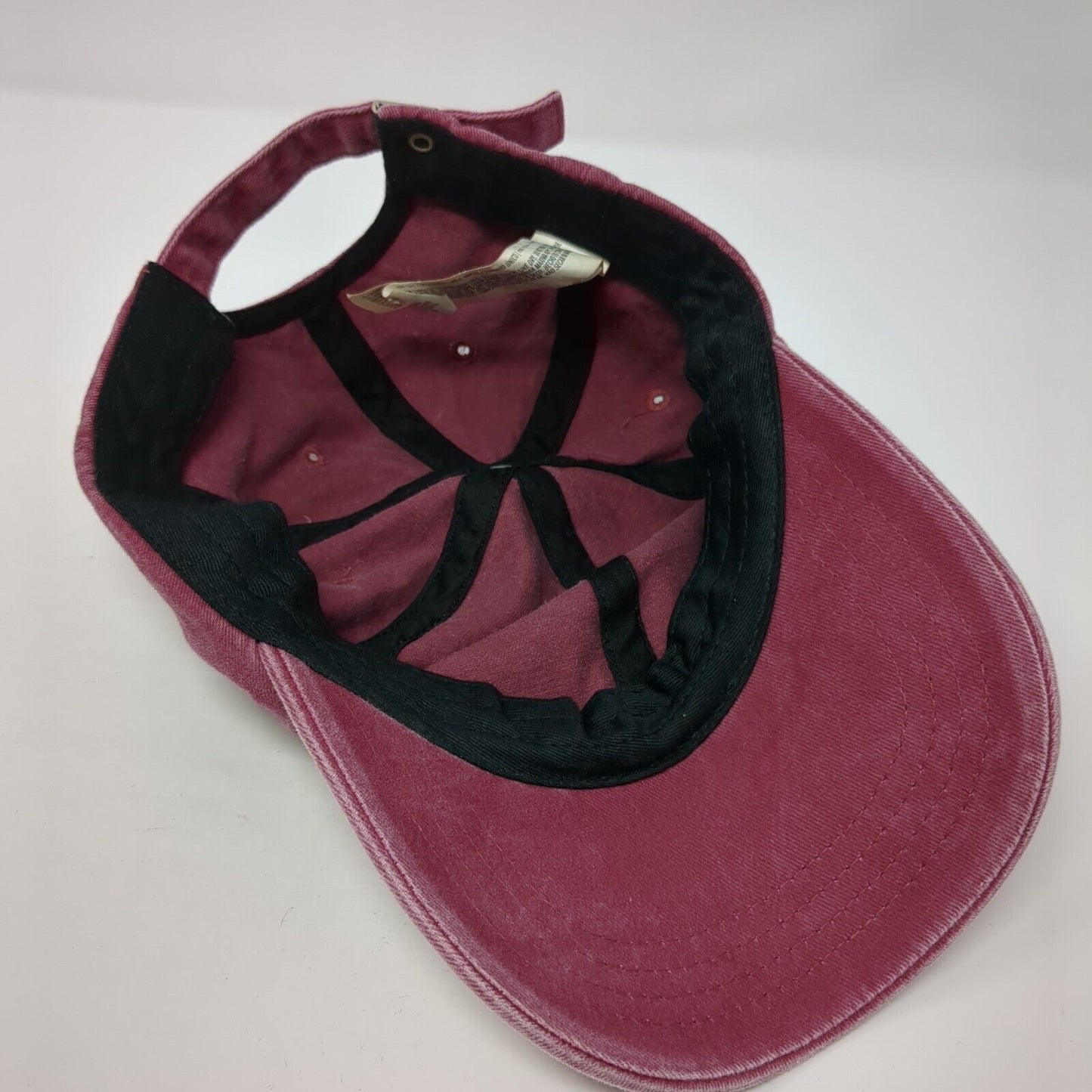 Unbranded Slideback Hat Red One Size Adjustable 6 Panel Blank Outdoor